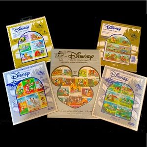 SOLD!!! 5 Sets of “The Disney World of Stamps” (Listing A)